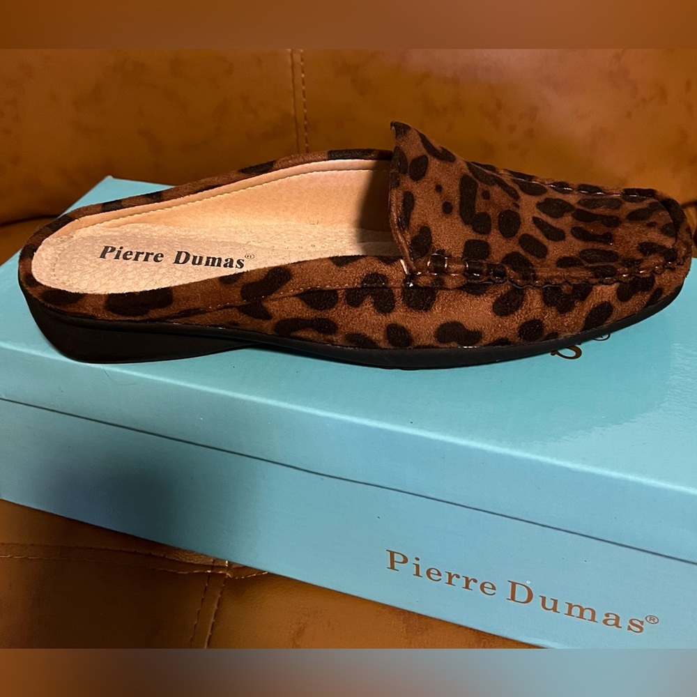 Pierre Dumas slip on leopard shoes